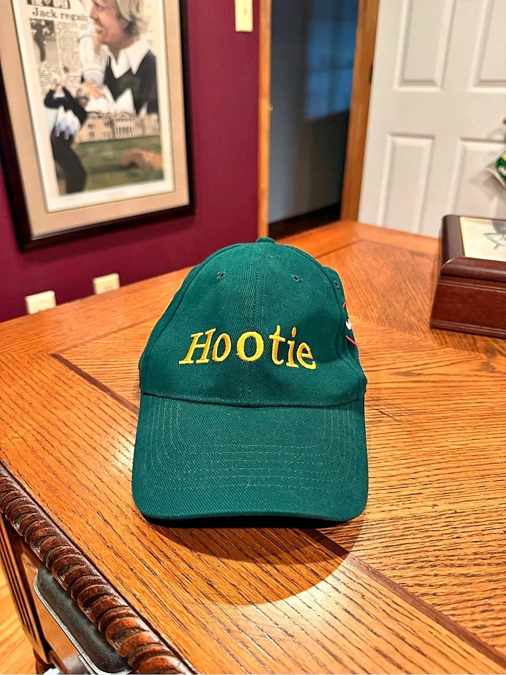 Green & Yellow Hootie Embroidered Hat Augusta National
